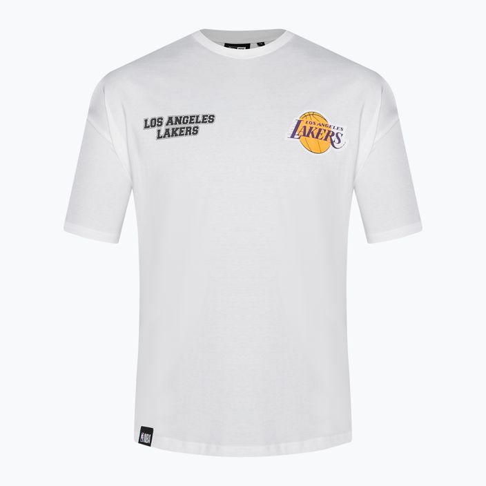 Pánske tričko New Era NBA Large Graphic BP OS Tee Los Angeles Lakers white 6